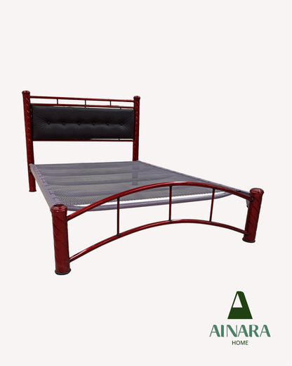 Base de cama Tubular Matrimonial con Tacto Piel