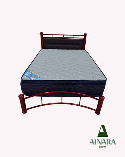 Base de cama Tubular Matrimonial con Tacto Piel