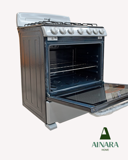 Estufa IEM de 6 quemadores