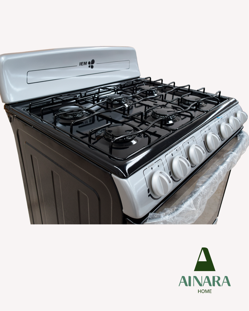 Estufa IEM de 6 quemadores